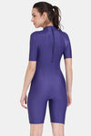 Zelocity Swimsuit With Zipper - Navy Blue — thumbnail 3